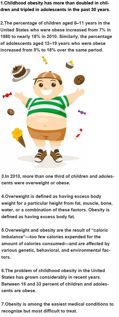 Facts about child obesity