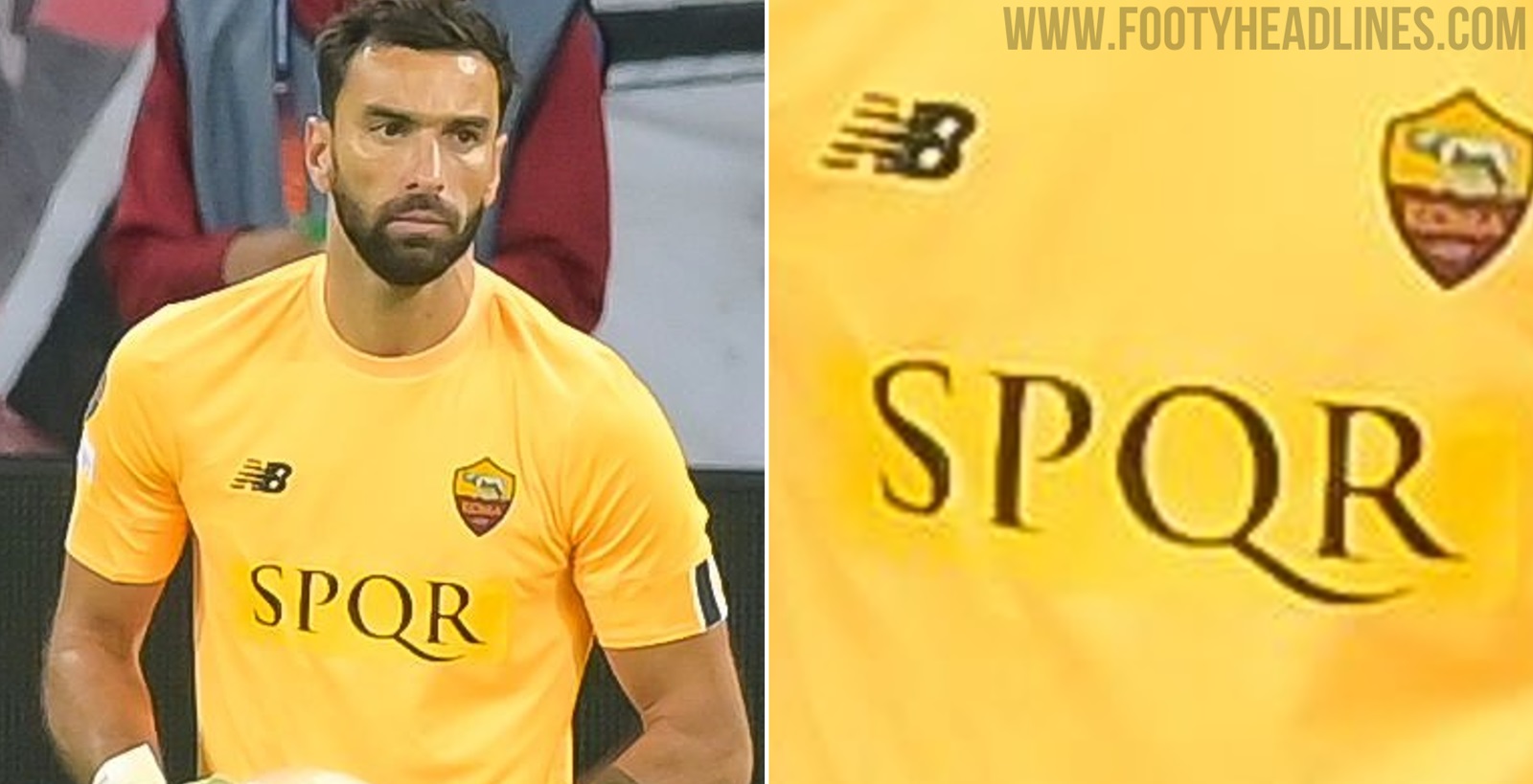 Seltsam: AS Roma pflastert SPQR-Logo über das reguläre Sponsorenlogo - Nur  Fussball