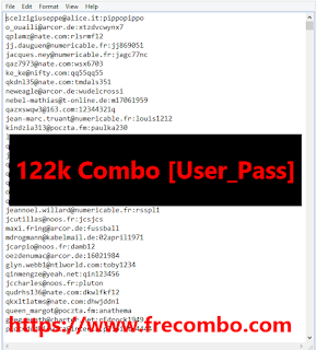 122k Combo list [User_Pass]