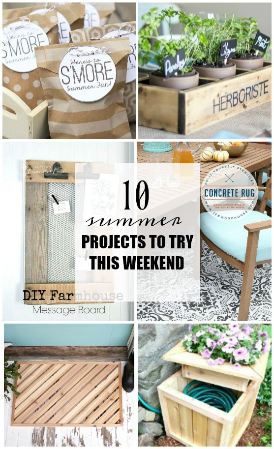 10 summer projects to try this weekend