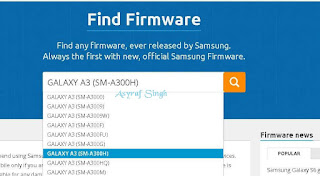 download firmware Samsung GALAXY A3 - SM-A300H