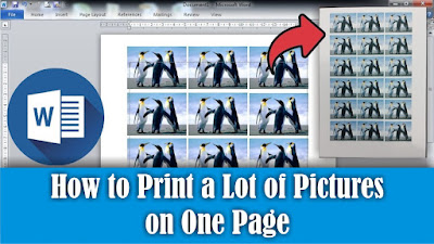 How to Print a Lot of Pictures on One Page