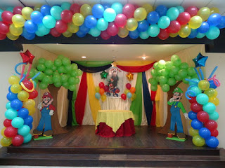 Fiestas Infantiles Decoradas con Mario Bros