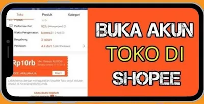 Cara Membuat Toko di Shopee Terbaru Lewat HP Android Mudah Gak Perlu