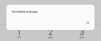 Tidak Terdaftar di Jaringan