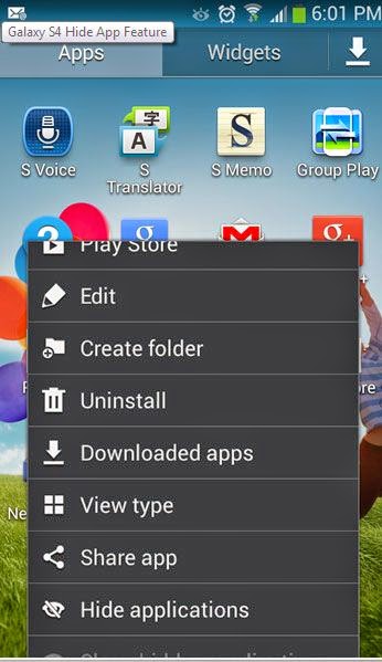 Hide Android app from android mobile- ways to hide apps