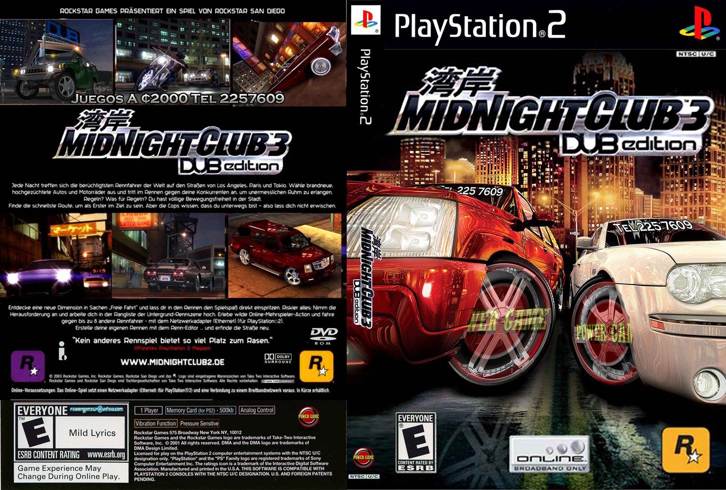 Midnight Club 3: Dub Edition Remix  Midnight club, Remix, Playstation 2