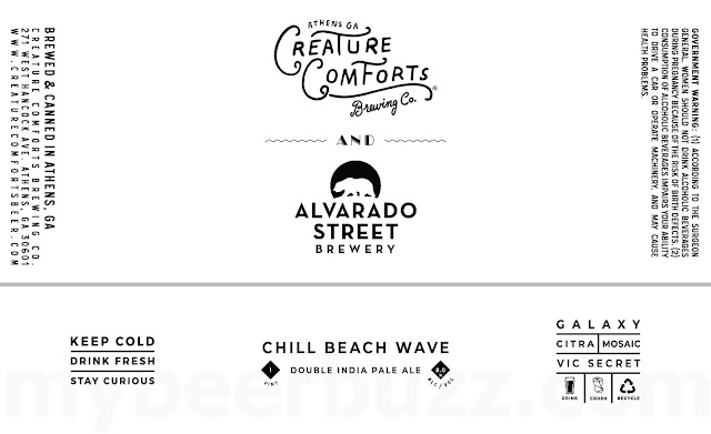 Creature Comforts & Alvarado Street Brewery Collaborate On Chill Beach Wave Cans