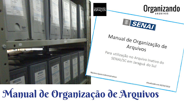 Modelo de Manual de Padronização para Arquivo Inativo