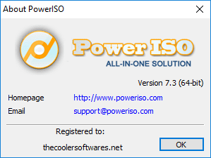 PowerISO 7.4 Serial Key (FREE) | Cooler