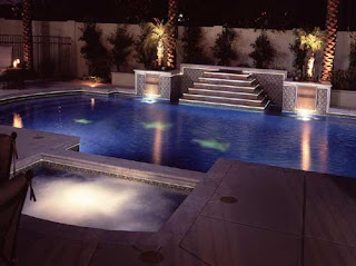 small swimming pool design private interior environment