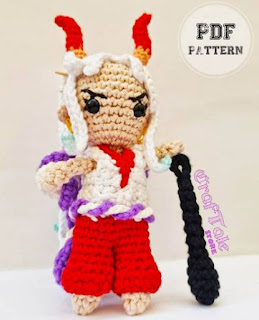 PATRON GRATIS YAMATO | ONE PIECE AMIGURUMI 56982