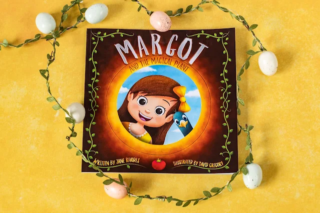 A children's book about growing a tomato plant in Margot and the magical plant