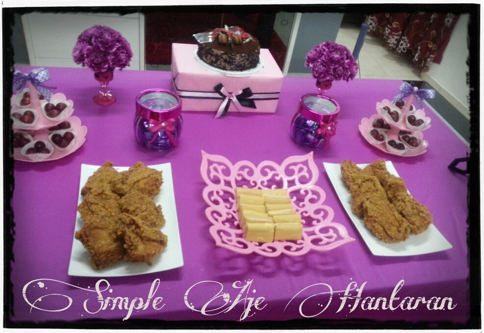 Simple Aje Hantaran: Candy Buffet: Tema Ungu dan Pink