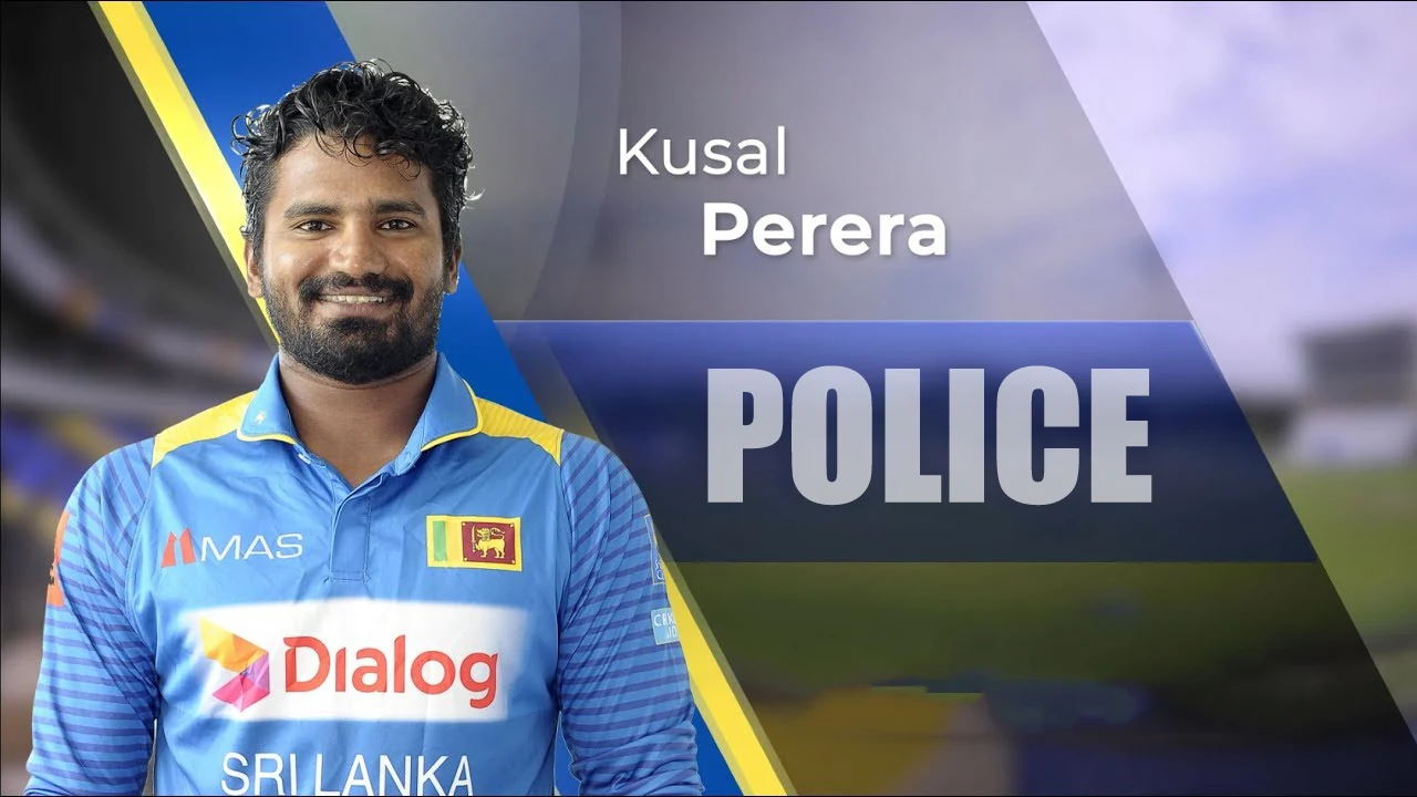 Kusal Janith Perera joins the police