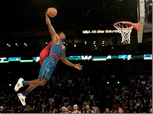 dwight howard dunking on kobe bryant. dwight howard superman cartoon