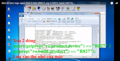 Sửa lỗi treo logo oppo find 5 mini (R827), joy (r1001), neo3 (r831k) Yoyo (r2001)