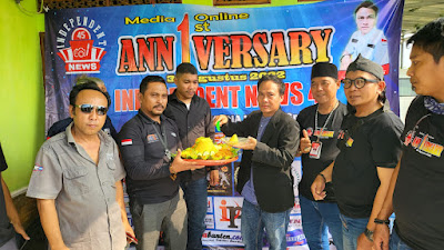 Anniversary 1 Tahun Media IndependentNews45.com  Gelar Tasyakuran