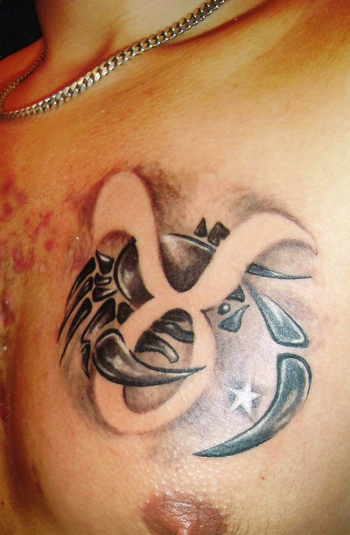 Horoscope Tattoos Cancer. Cancer tribal tattoo is very appropriate for 
