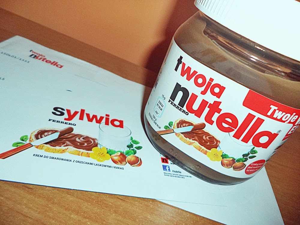 Promocja etykiet Nutella