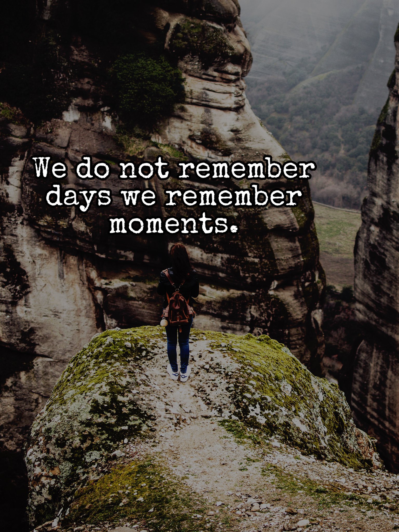 We do not remember days we remember moments.