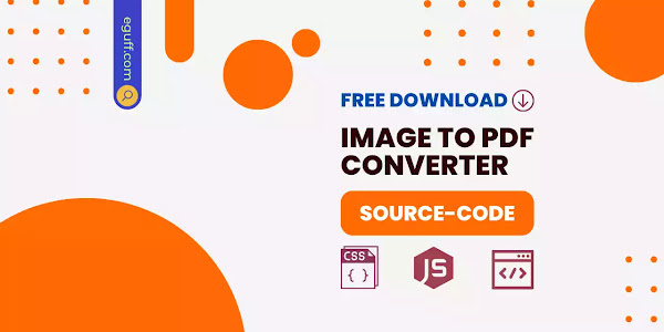 Image To PDF Converter Source Code - JavaScript | CSS