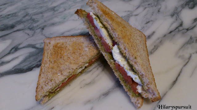 Sandwich club au pesto