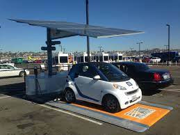 solar parking lot EV