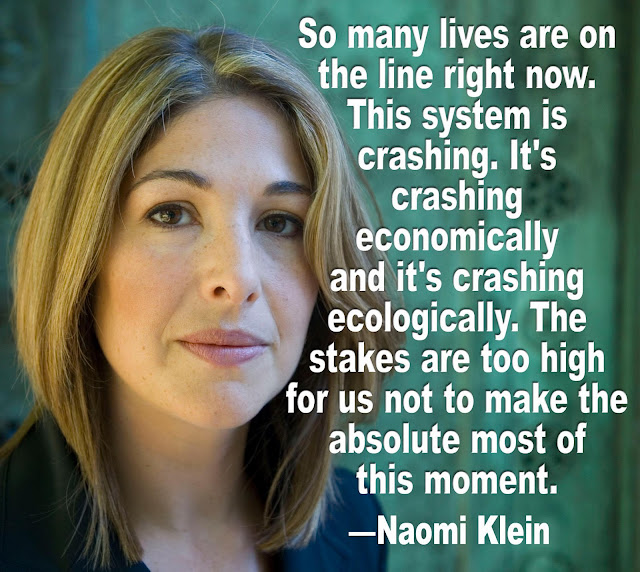 Ναόμι Κλάιν: Το μεταλλείο των Σκουριών είναι μια άμεση απειλή για την ασφάλεια, την επιβίωση...