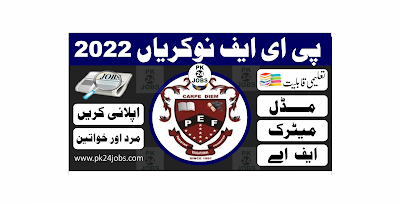 PEF Jobs 2022 – Today Jobs 2022