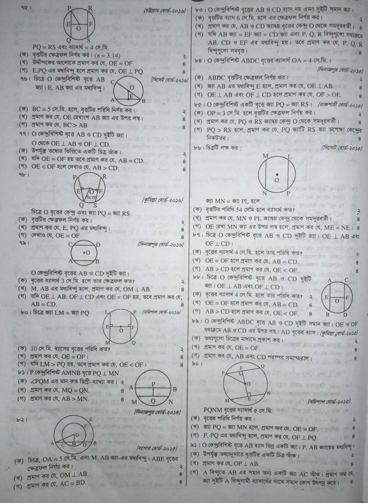 jsc Math suggestion, exam question paper, model question, mcq question, question pattern, preparation for dhaka board, all boards