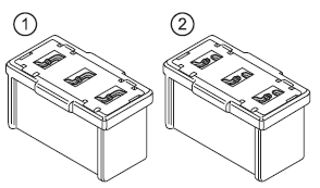 Type C: 1 - Normal Fuse , 2 - Blown Fuse