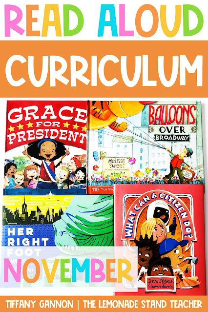 Looking for easy prep activities to teach your interactive read aloud in second grade?!  These November read aloud activities by Tiffany Gannon contain anchor charts, posters, lesson plans, worksheets, crafts, activities, graphic organizers, assessments, vocabulary, and more. You can grab these engaging read aloud activities here!