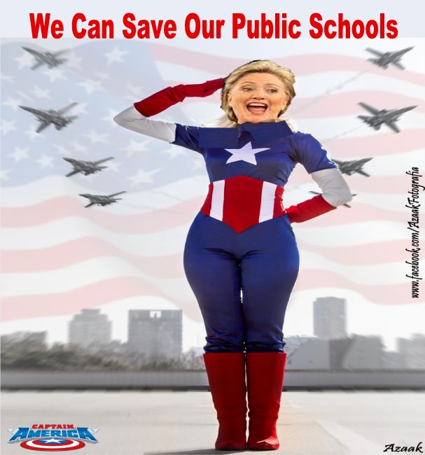 Image result for big education ape hillary