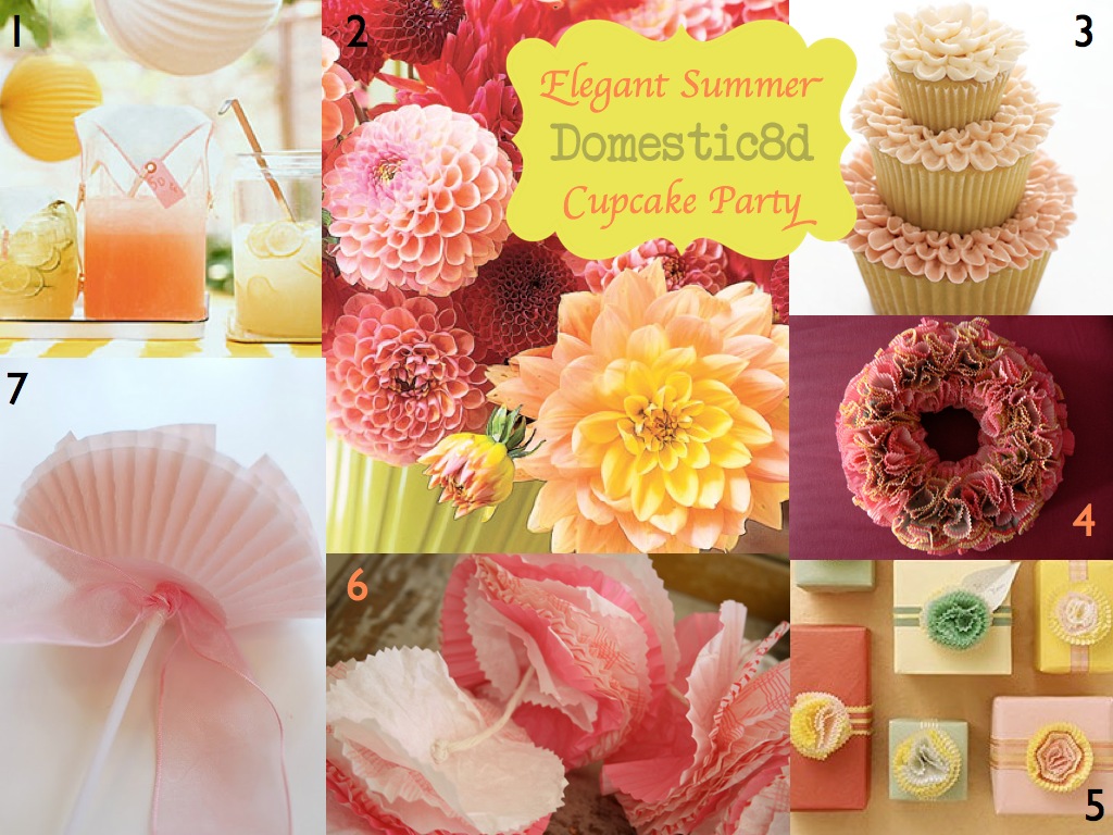 Domestic8d: IMBM: Elegant Summer Cupcake Party