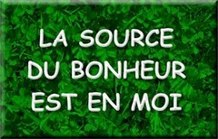 la source du bonheur