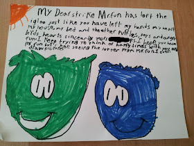 Little miss's Love letter to her puffle