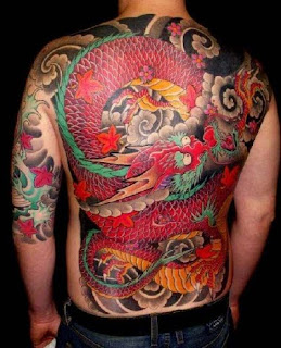 Backpiece Japanese Dragon Tattoo Designs