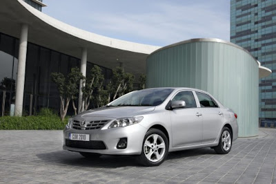 Facelifted Toyota Corolla 2010 2011