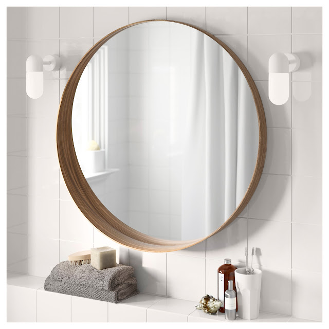 round mirror from IKEA