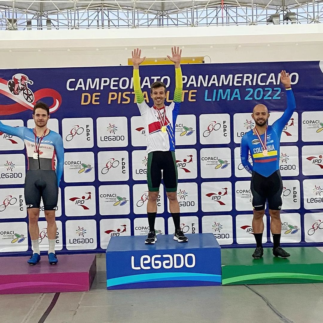 Fábio Dalamaria wins gold at the Pan American Track Cycling Championships