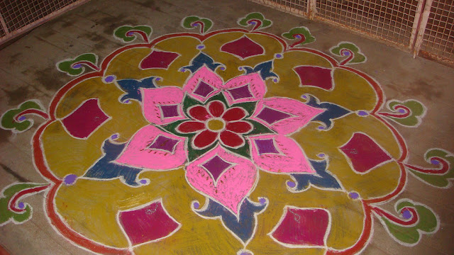 latest rangoli designs for Diwali