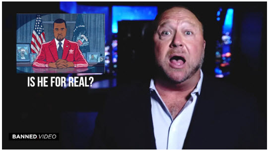 Alex Jones tries to get Kanye West to clarify that he doesn't actually love Hitler