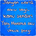 Dp bbm jangan mencari aku lagi