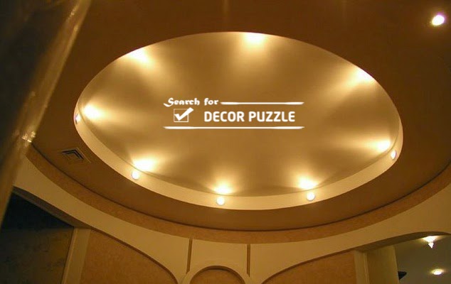 round ceiling designs for corridor , POP ceiling designs 