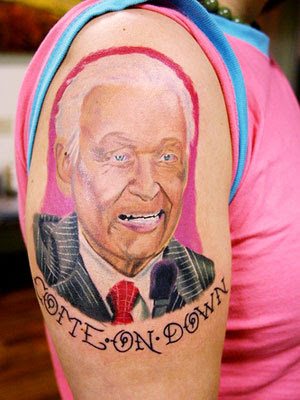 Bob Barker come on down tattoo idea.