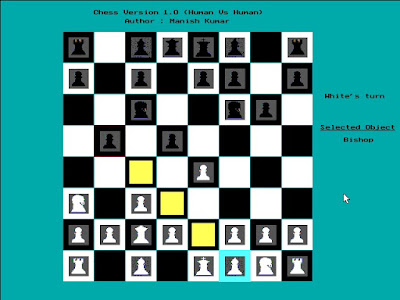 Chess Game - Bishop Move