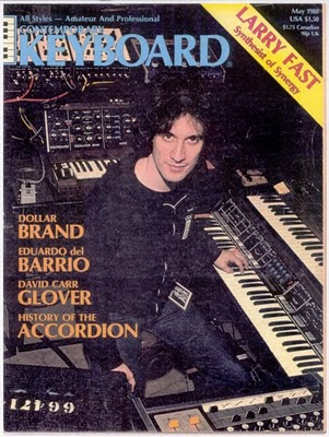Larry Fast, Synergy protagonista en la revista Contemporary Keyboard en 1980