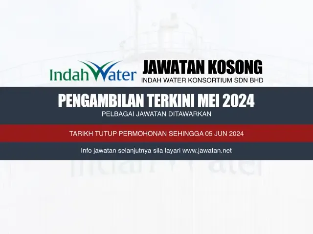 Jawatan Kosong Indah Water Konsortium Sdn Bhd