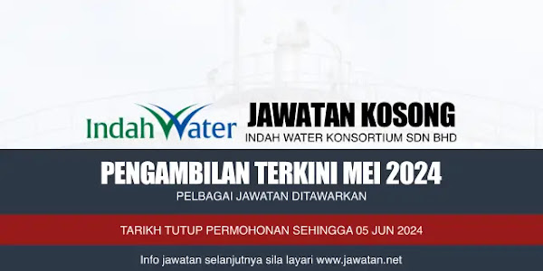 Jawatan Kosong Indah Water Konsortium Sdn Bhd (IWK)